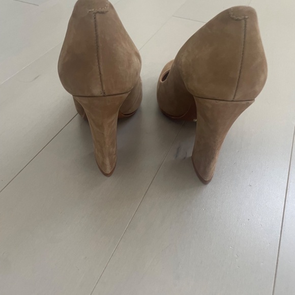 Shultz heels in beige suede - Picture 3 of 3